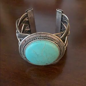 Turquoise cuff bracelet